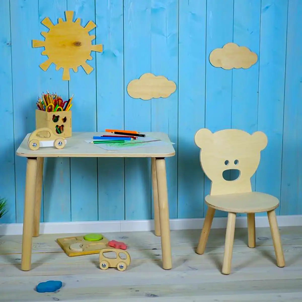 دکورهای چوبی برای اتاق کودک