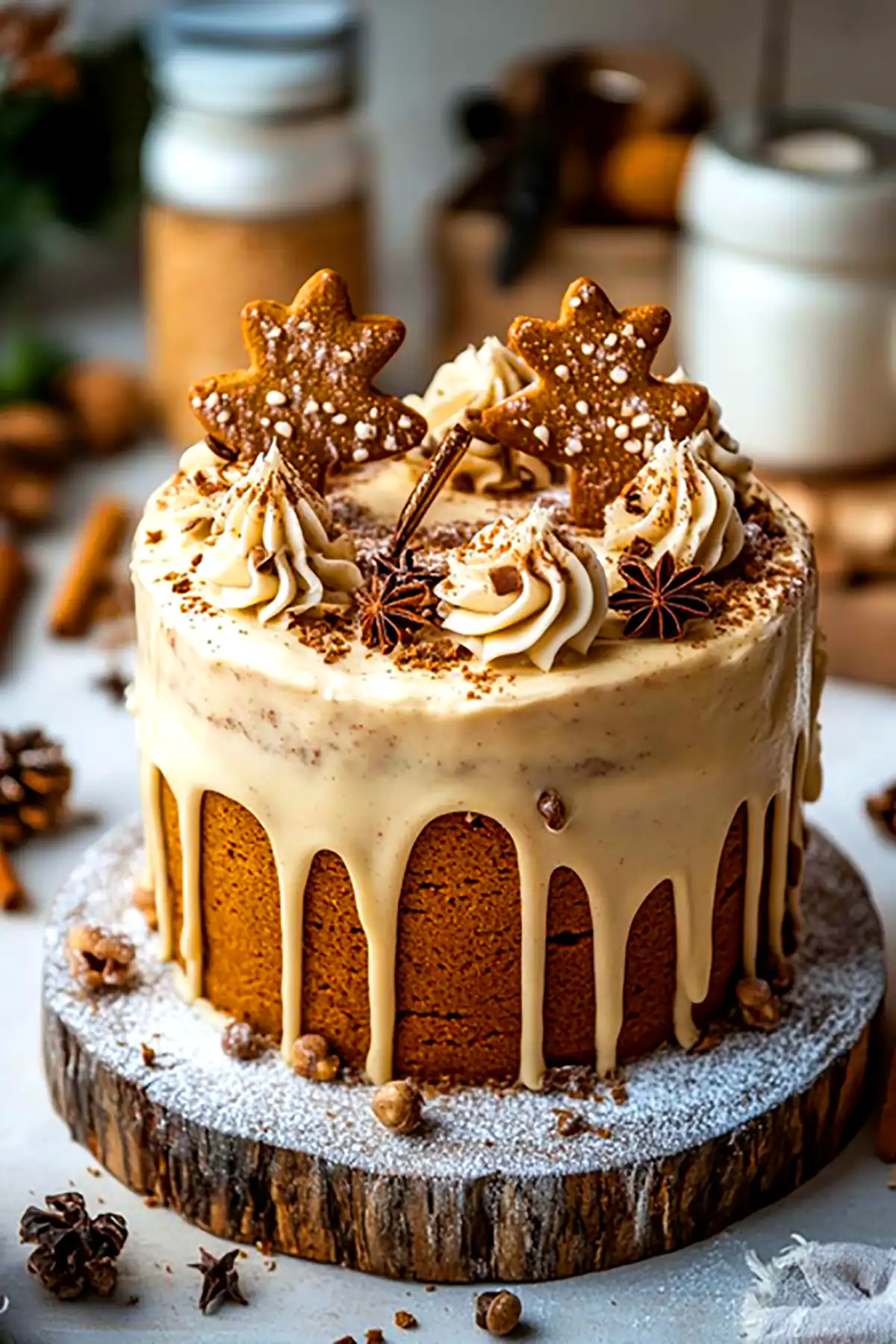 دیزاین کیک گردویی