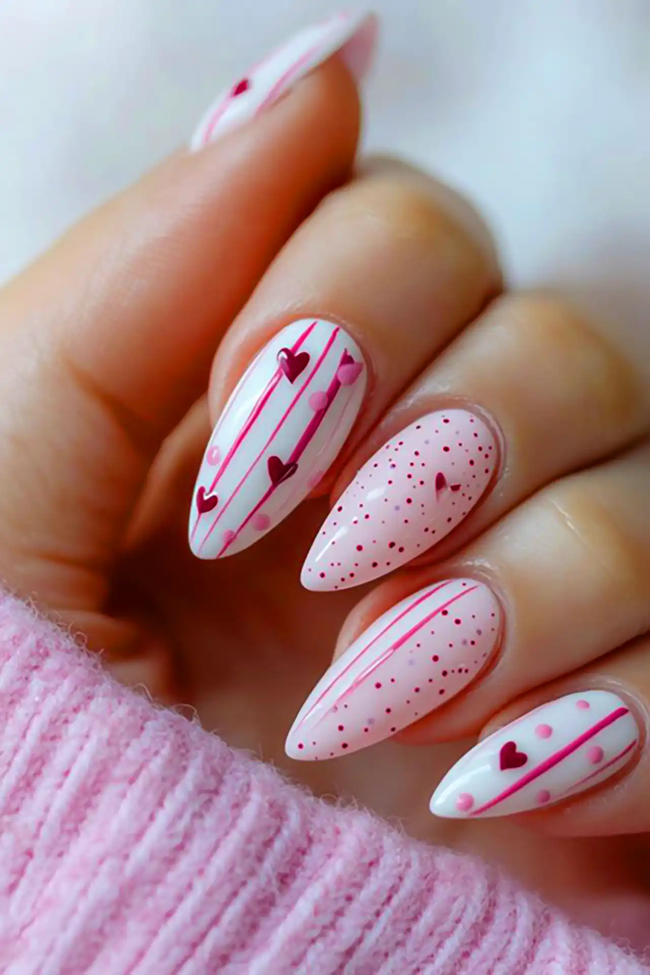 دیزاین ناخن دخترانه و خاص 