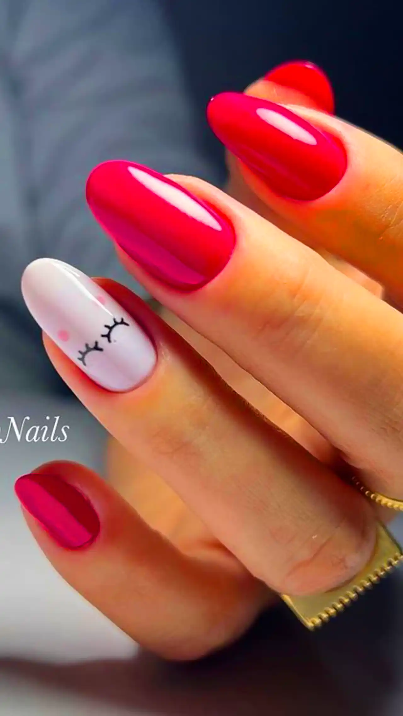 دیزاین ناخن جذاب و ساده