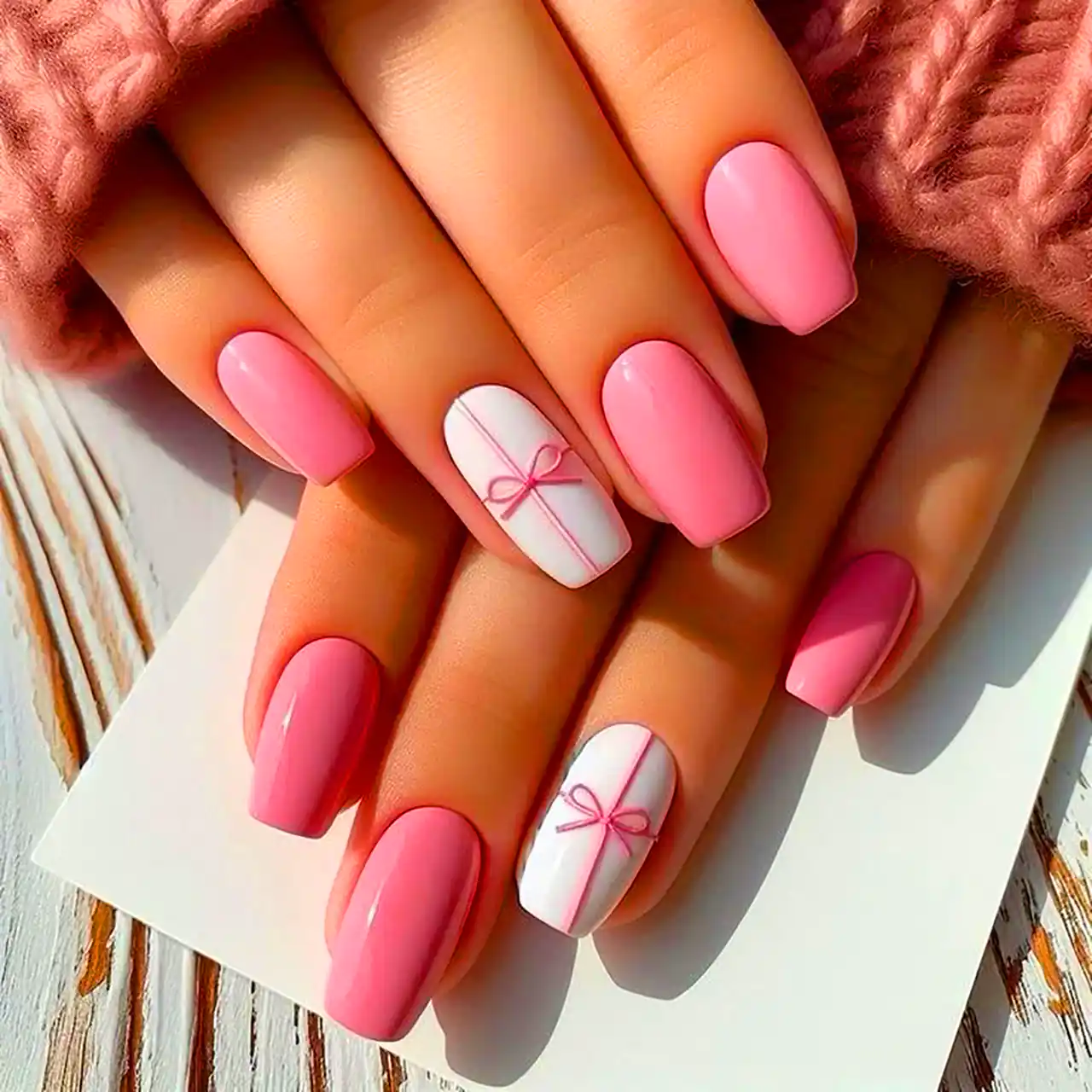 دیزاین ناخن جذاب و ساده