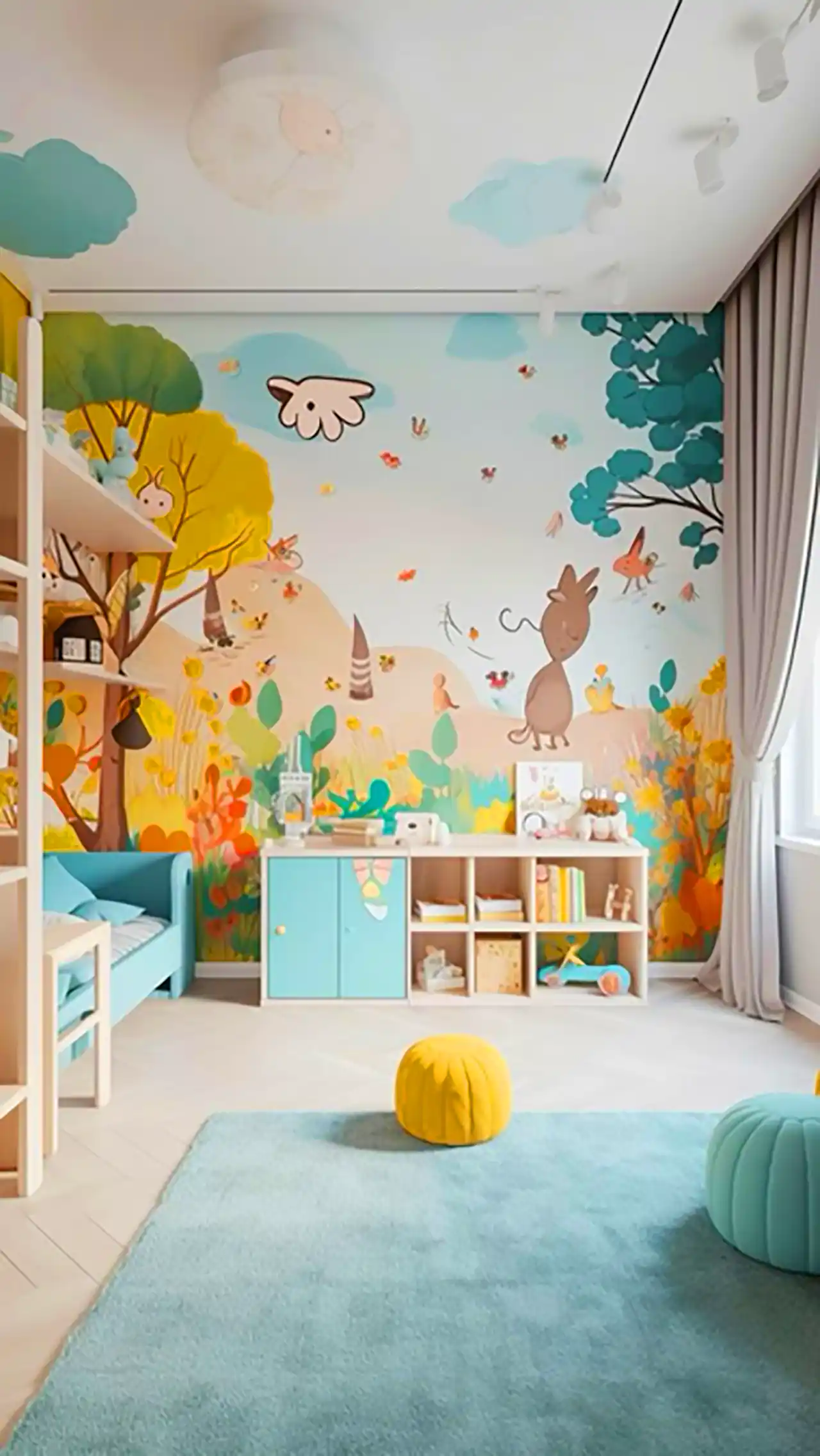 دیزاین اتاق کودک با تم دایناسوری