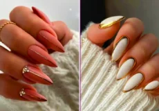 دیزاین ساده و شیک ناخن 