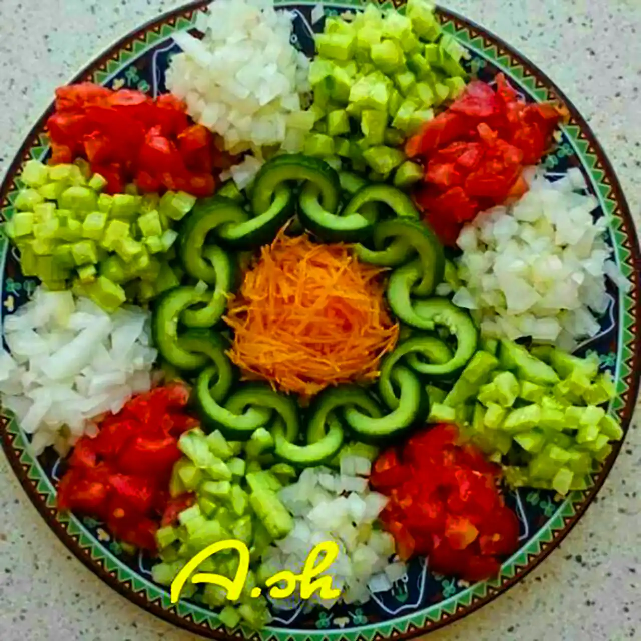 دیزاین سالاد شیرازی مجلسی