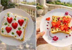دیزاین صبحانه با نان تست