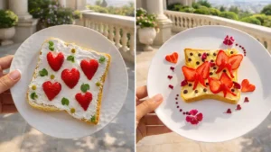 دیزاین صبحانه با نان تست