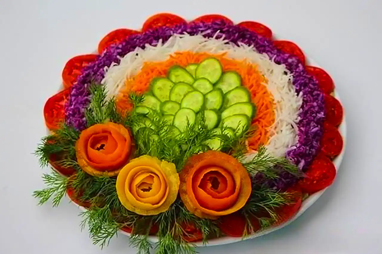 دیزاین شیک و مجلسی سالاد 