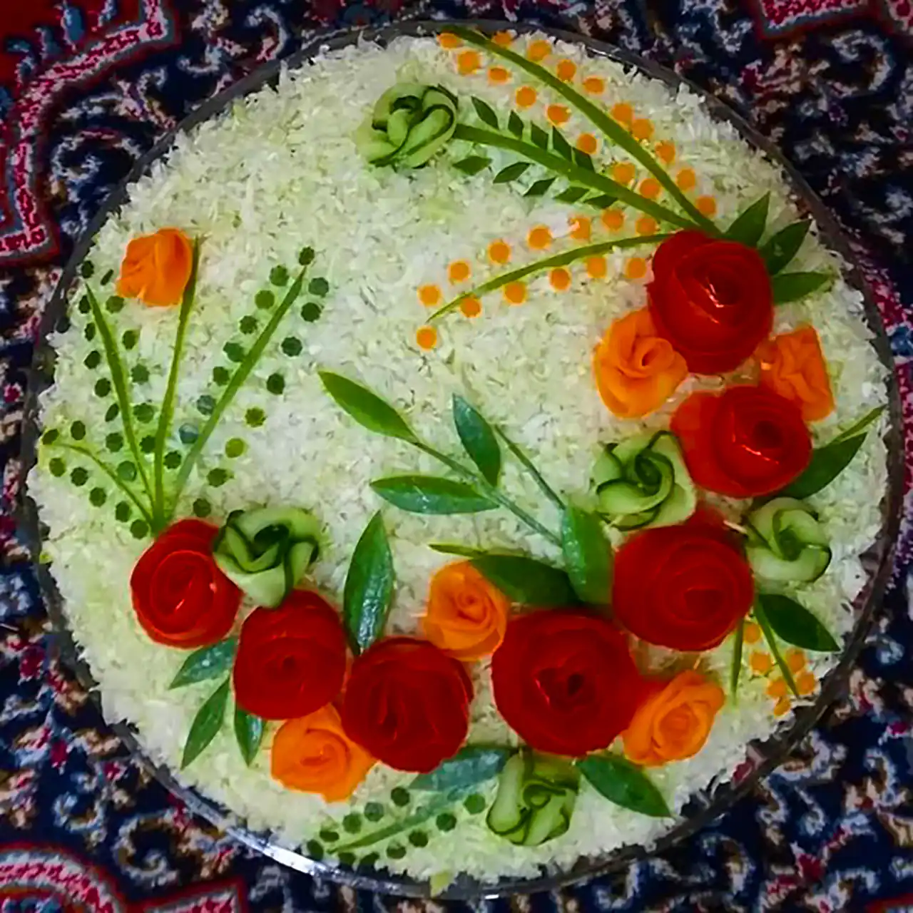 دیزاین شیک و مجلسی سالاد 