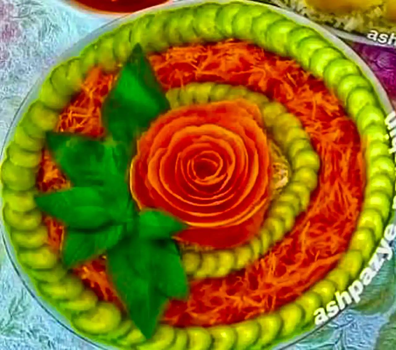 دیزاین شیک و مجلسی سالاد 