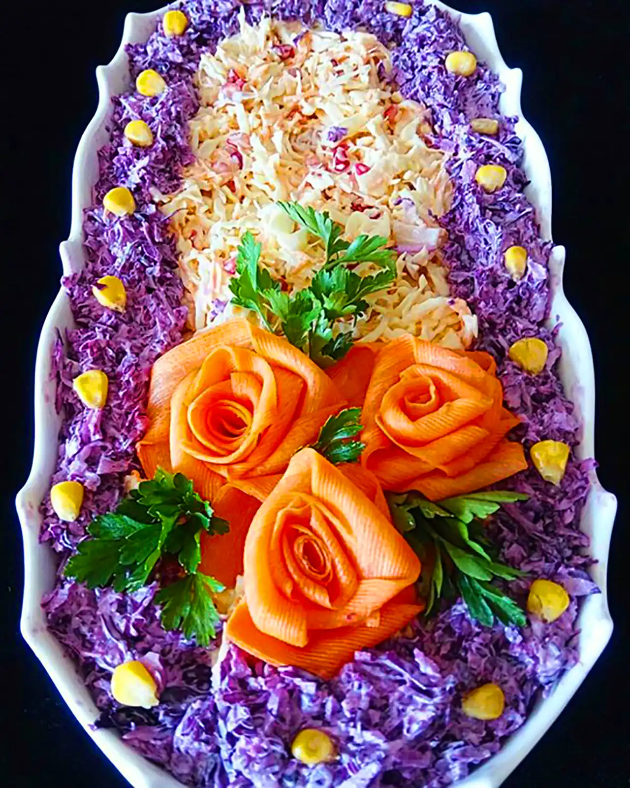 دیزاین شیک و مجلسی سالاد 