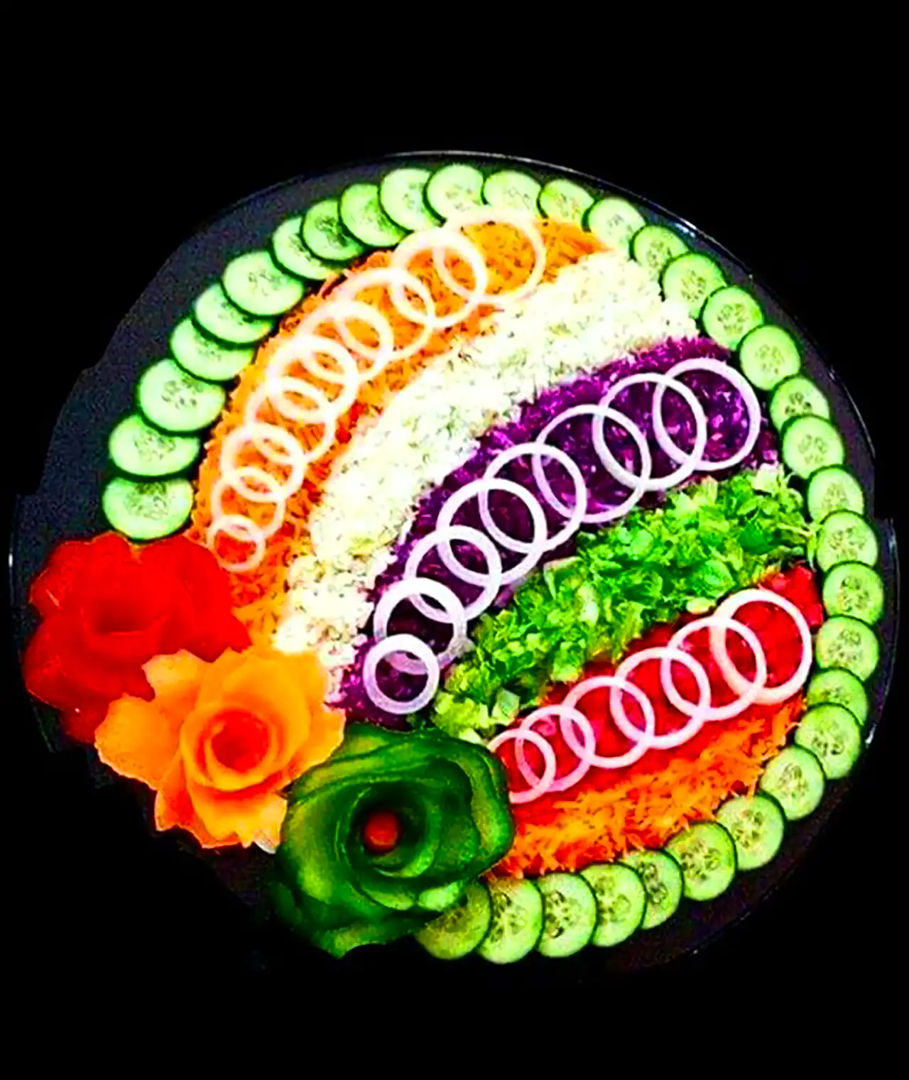 دیزاین شیک و مجلسی سالاد 