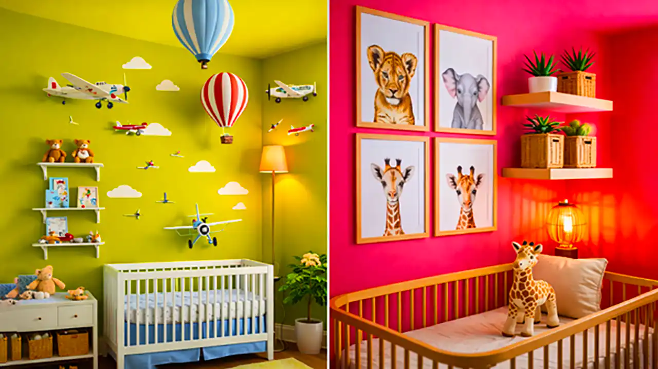 دیزاین مدرن اتاق نوزاد