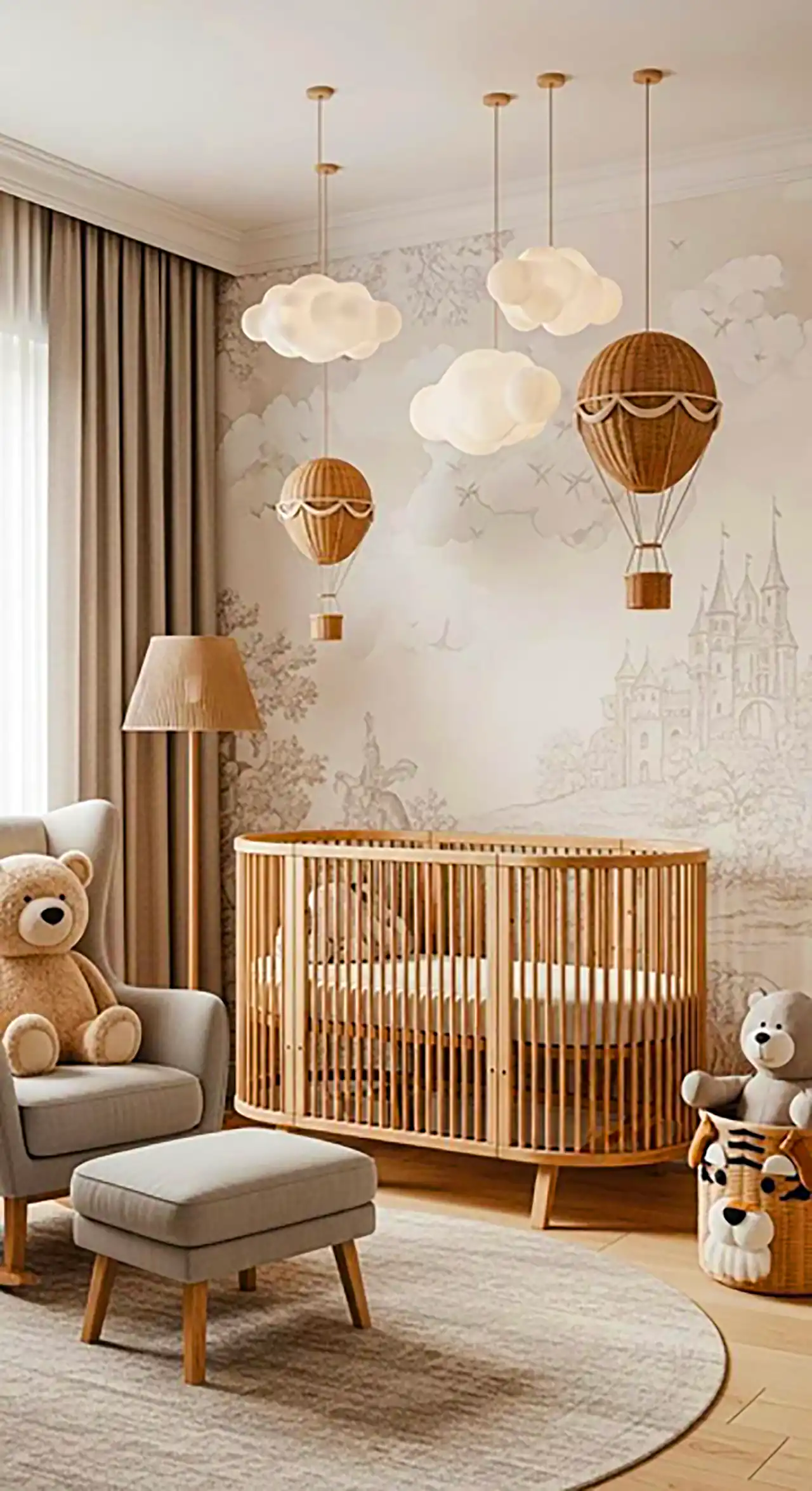 دیزاین مدرن اتاق نوزاد 