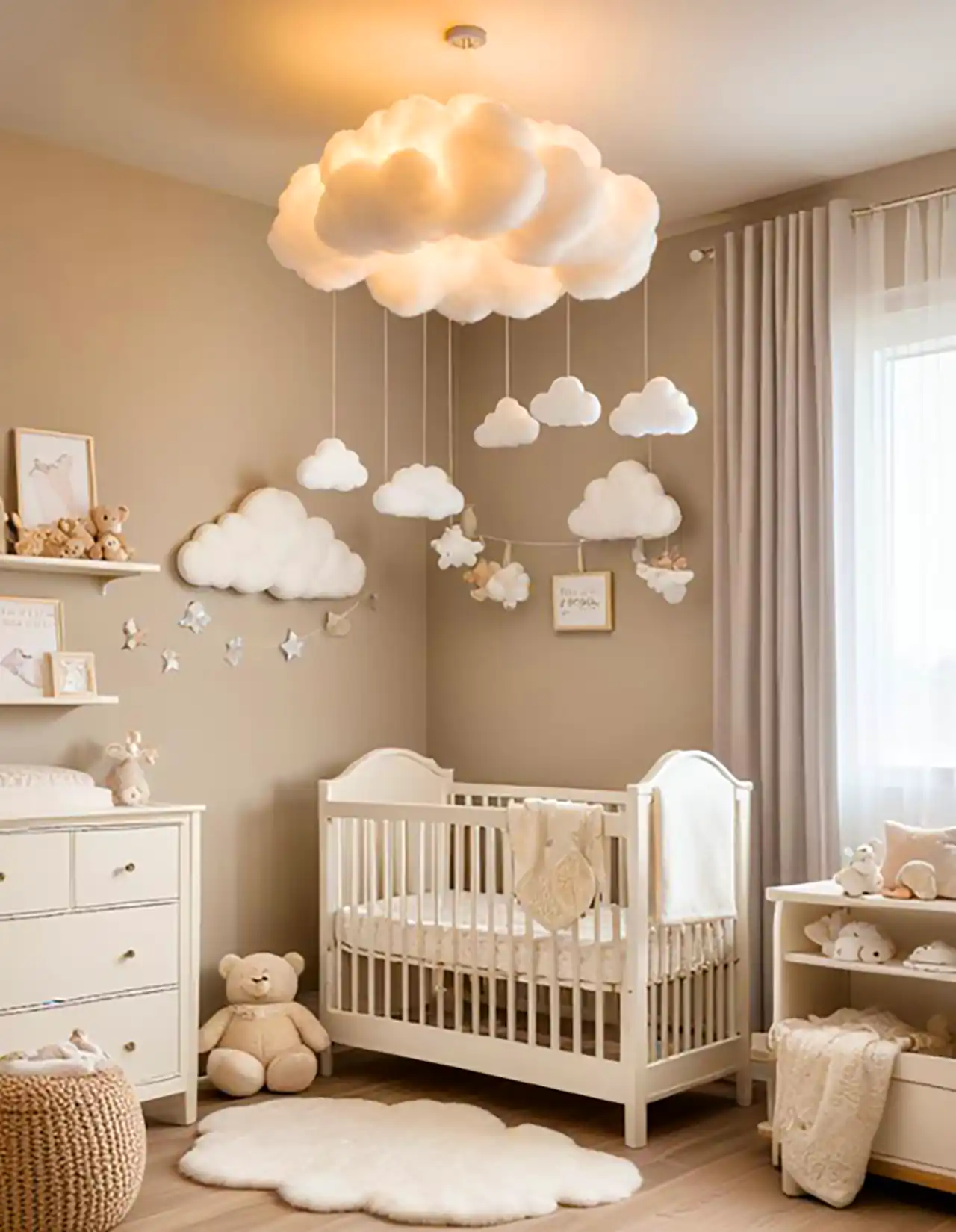 دیزاین مدرن اتاق نوزاد 