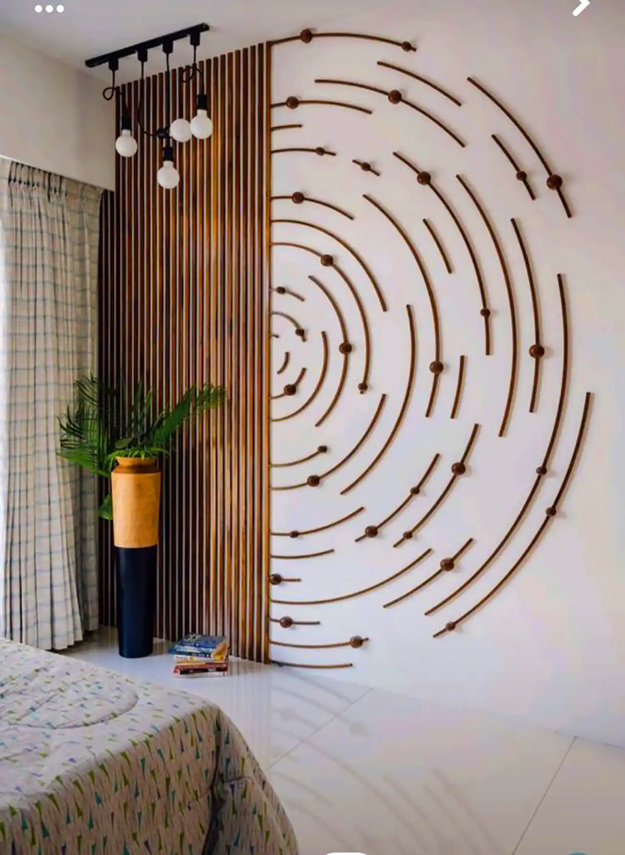 دیزاین جذاب برای دیوار آپارتمان