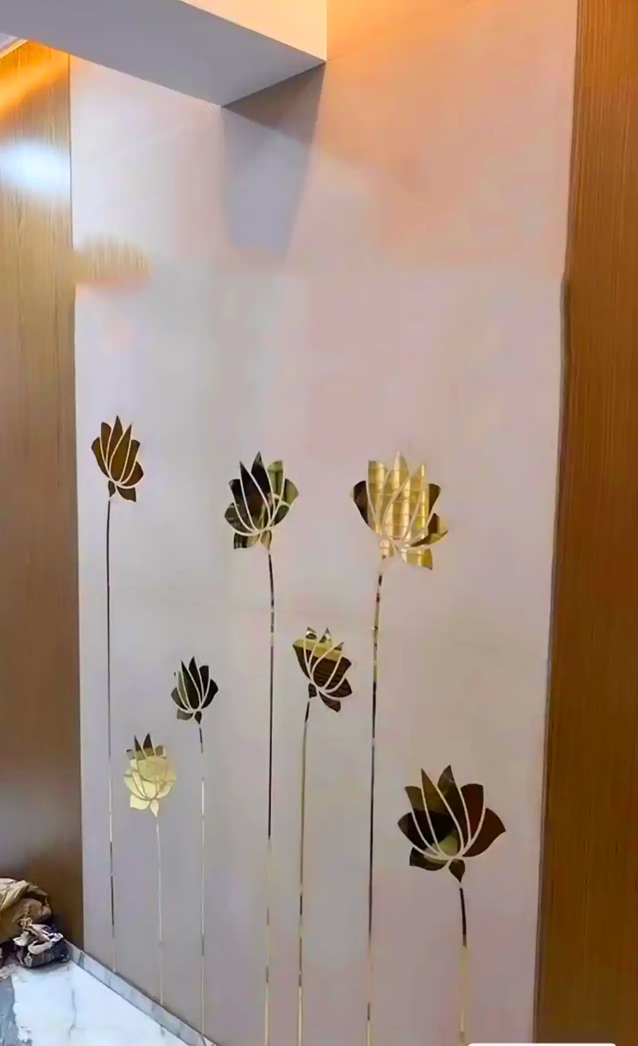 دیزاین جذاب برای دیوار آپارتمان