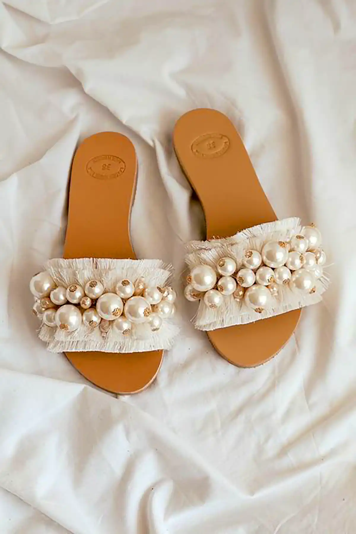 دمپایی مکرومه دست دوزی