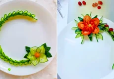دورچین غذا با میوه ها