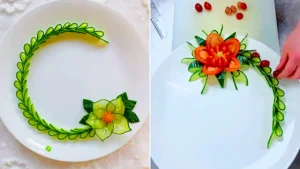 دورچین غذا با میوه ها