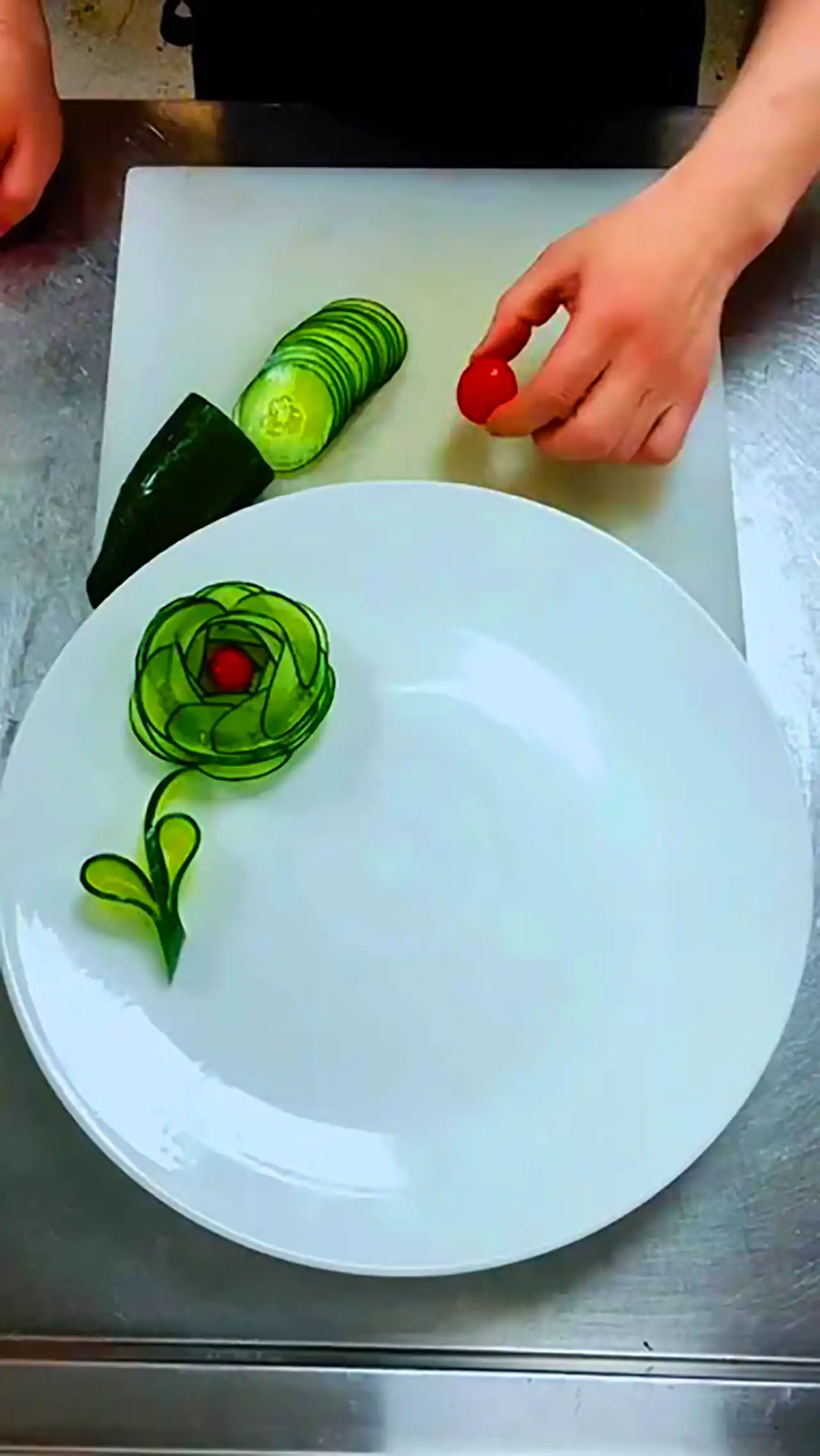 دورچین غذا با میوه ها 