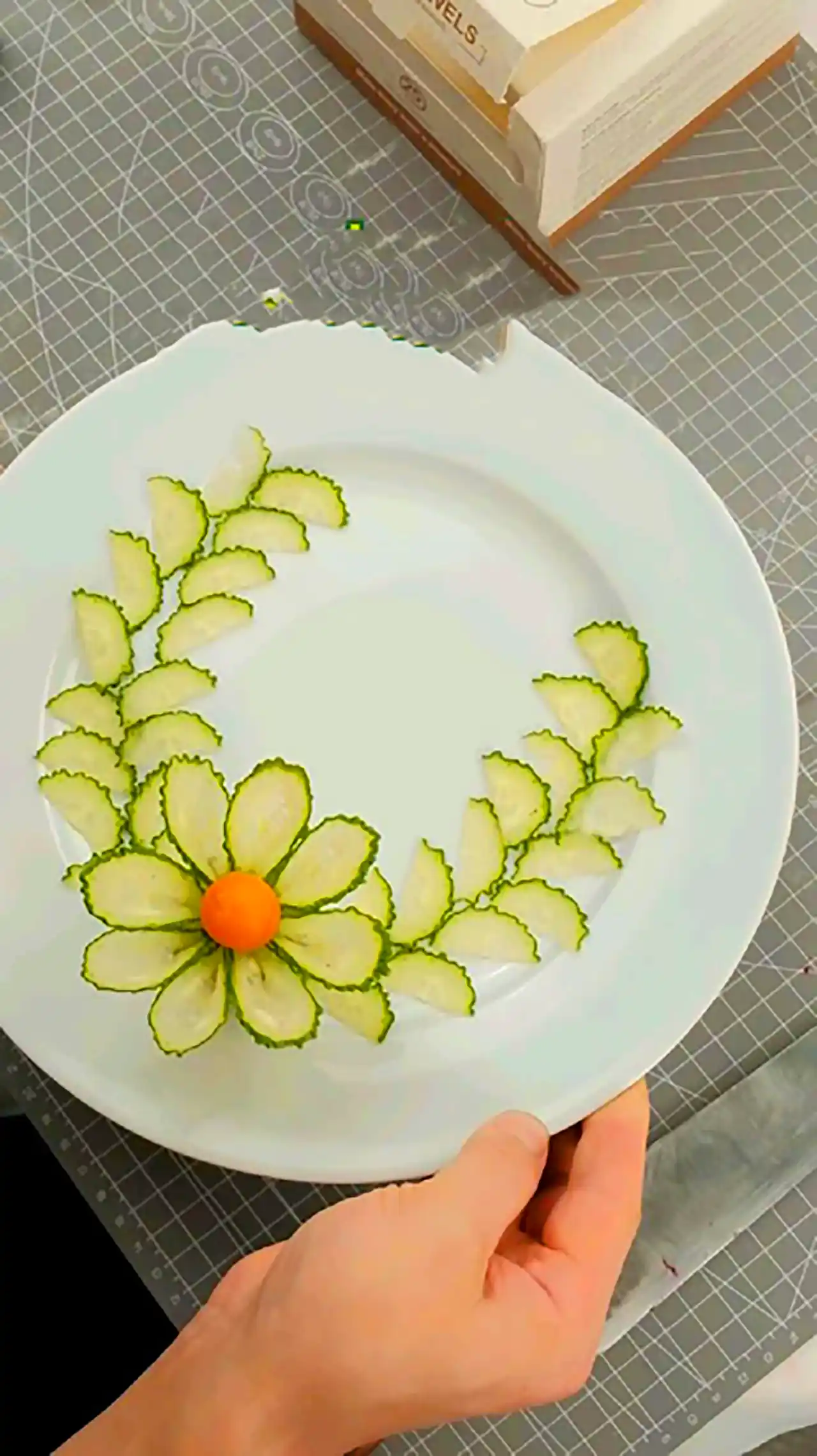 دورچین غذا با میوه ها 