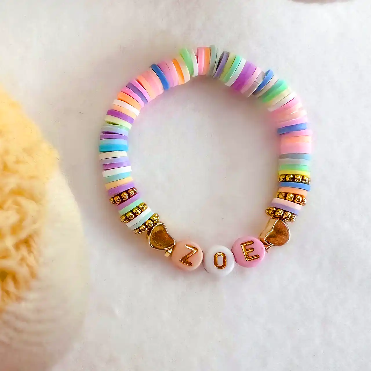 دستبند دونه رنگی دخترانه