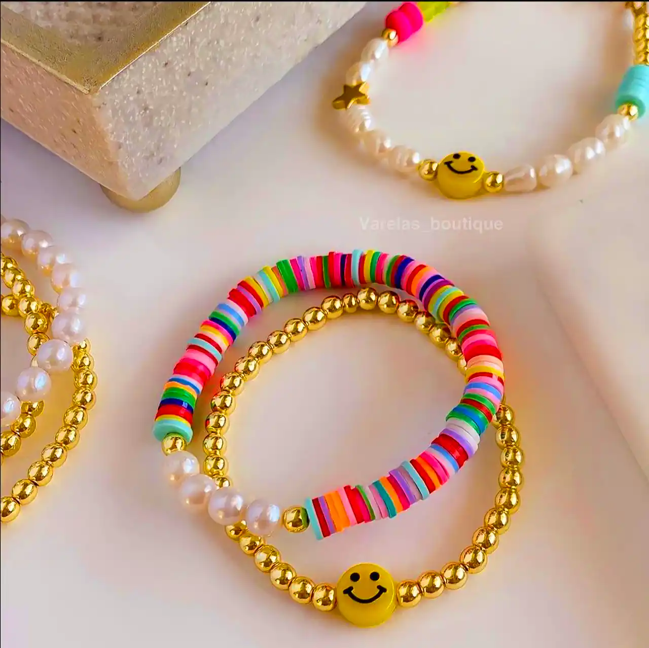 دستبند دونه رنگی دخترانه