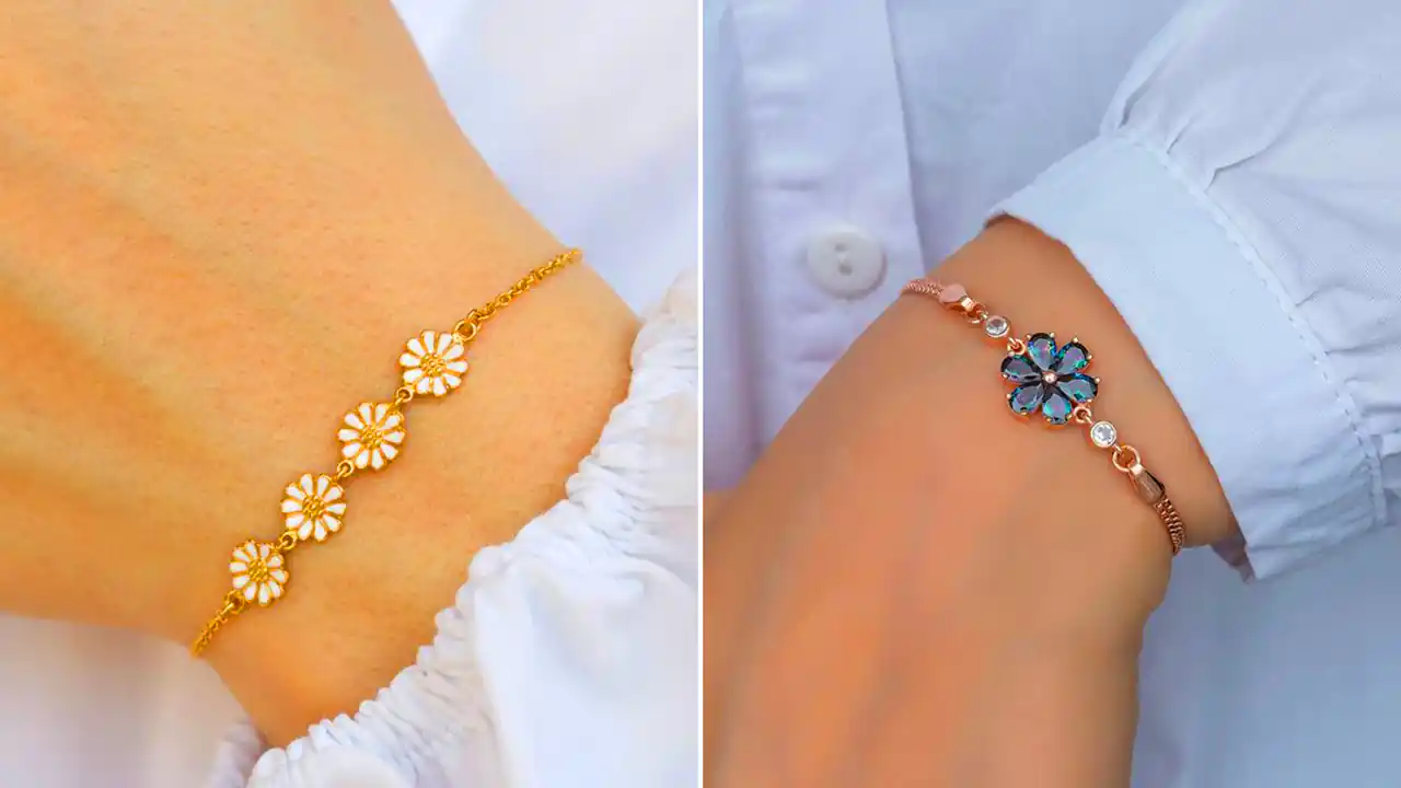 دستبند ظریف و شیک دخترانه  