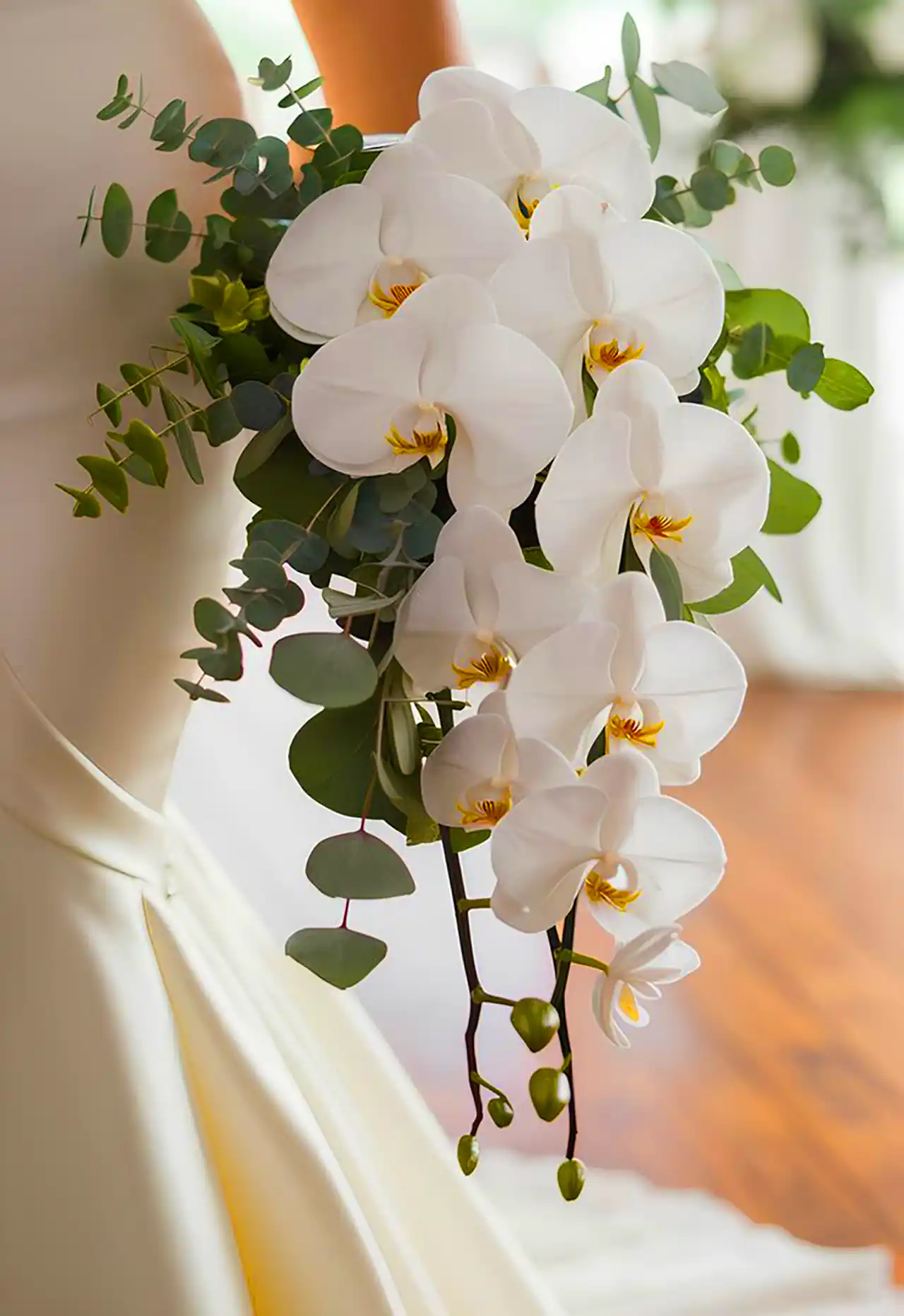 دسته گل ارکیده بای عروس