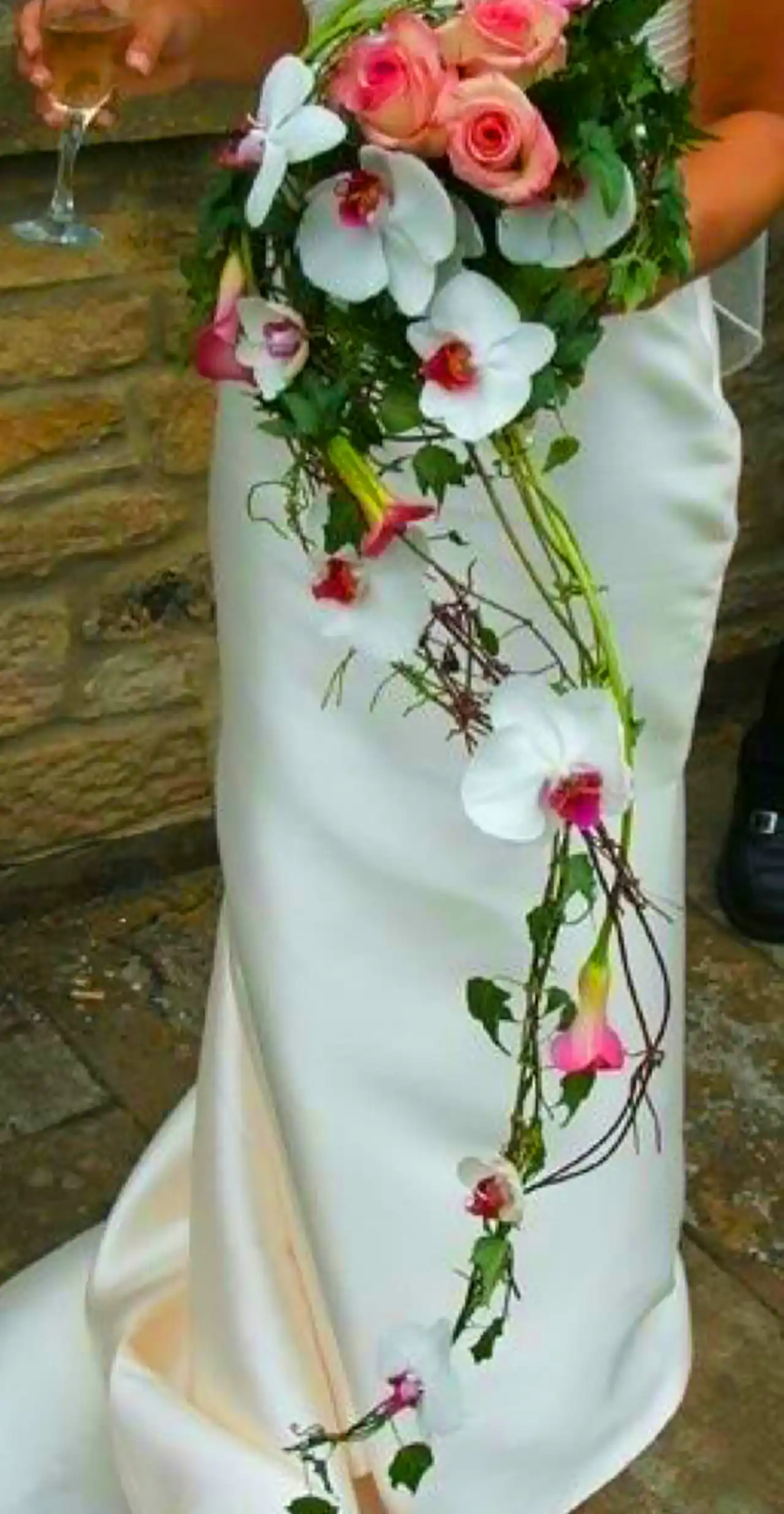 دسته گل ارکیده بای عروس