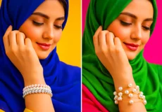 دستبند مرواریدی دخترانه
