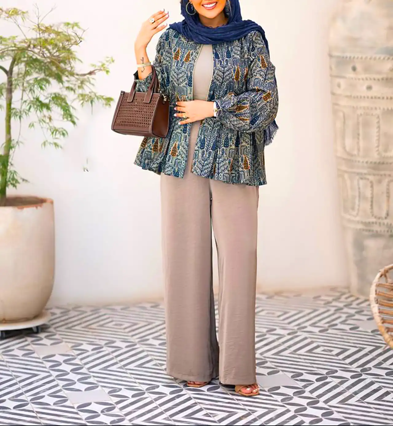 استایل مینیمال با مانتو