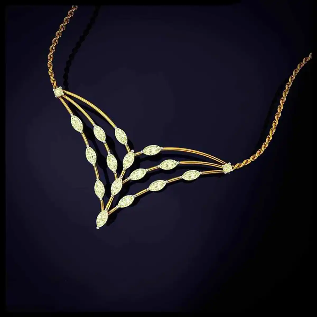 گردنبند لوکس و شیک طلا