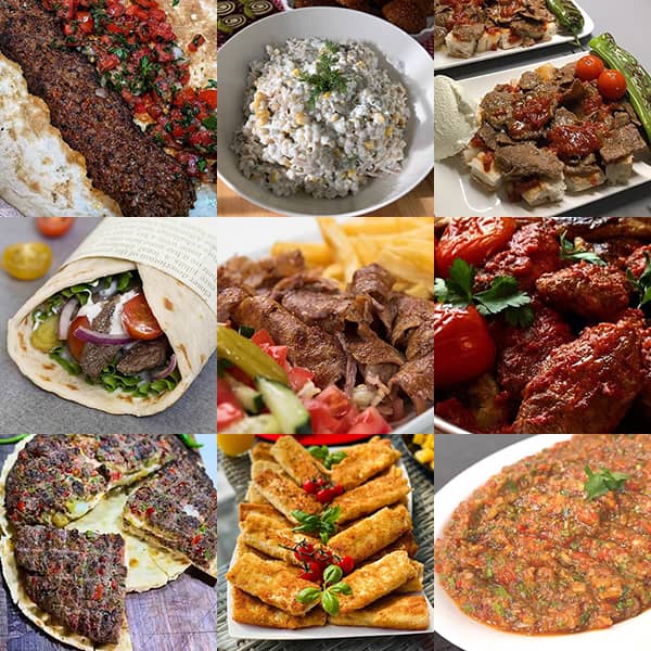 لیست آموزش طرز تهیه انواع غذاهای ترکیه ای برای شام و ناهار
