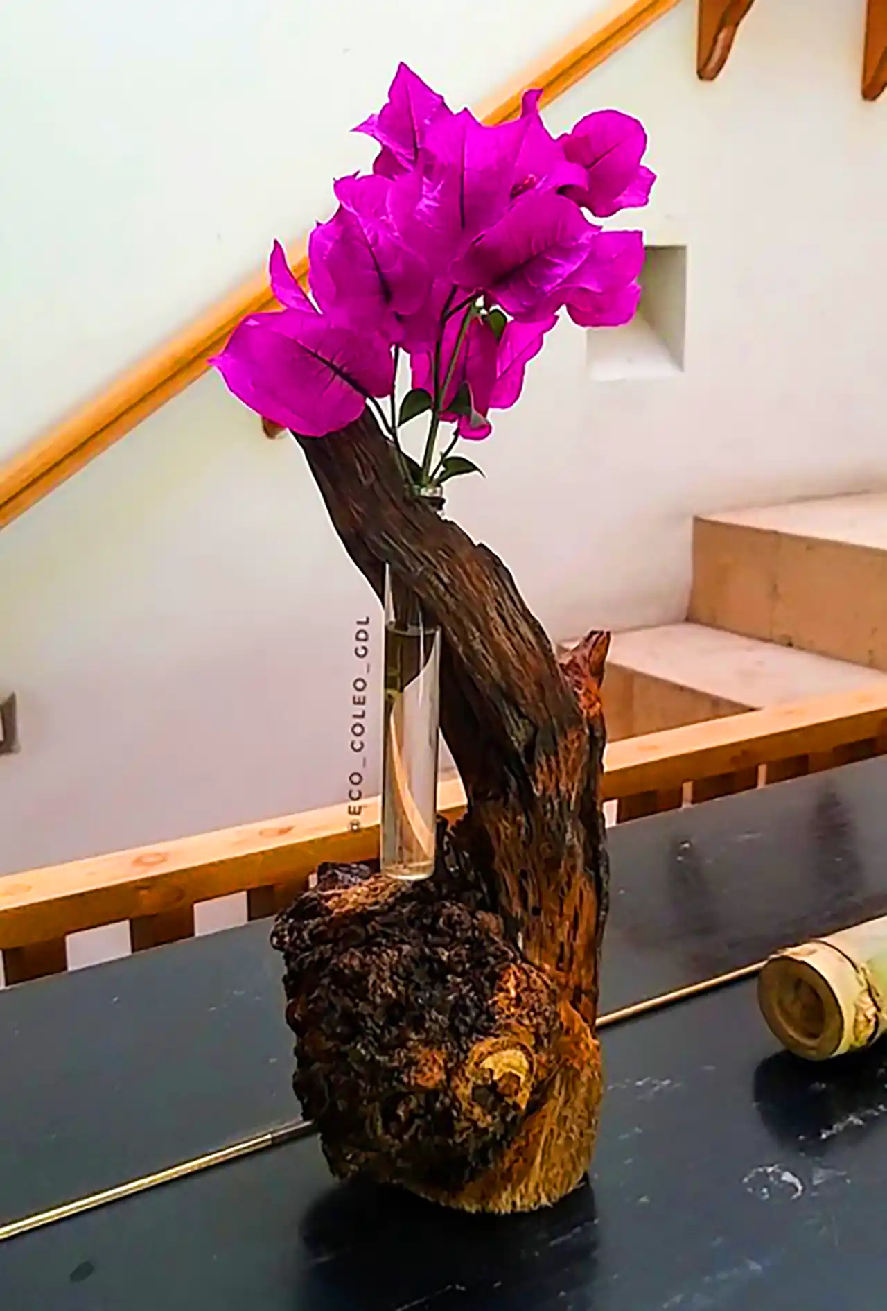 گلدان چوبی دکوری