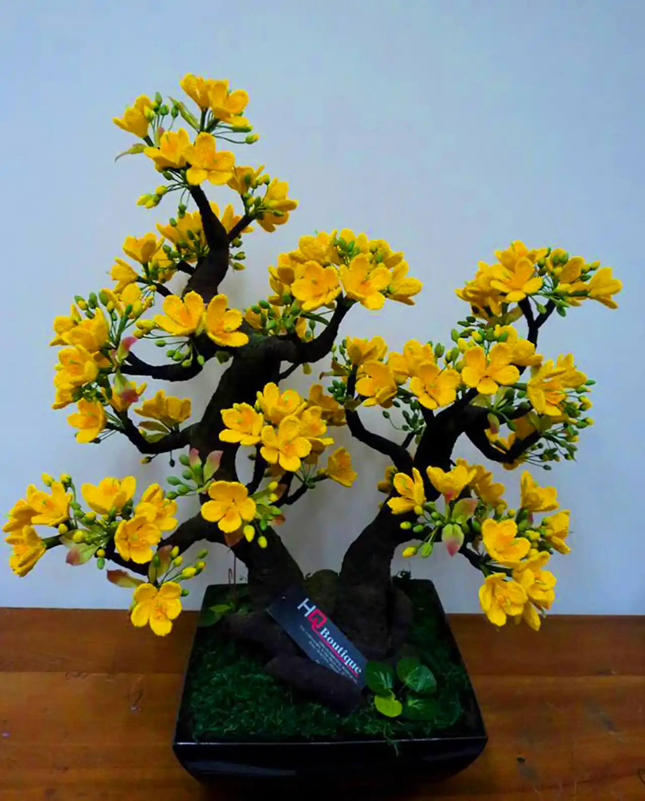 گلدان بنسای بافتنی