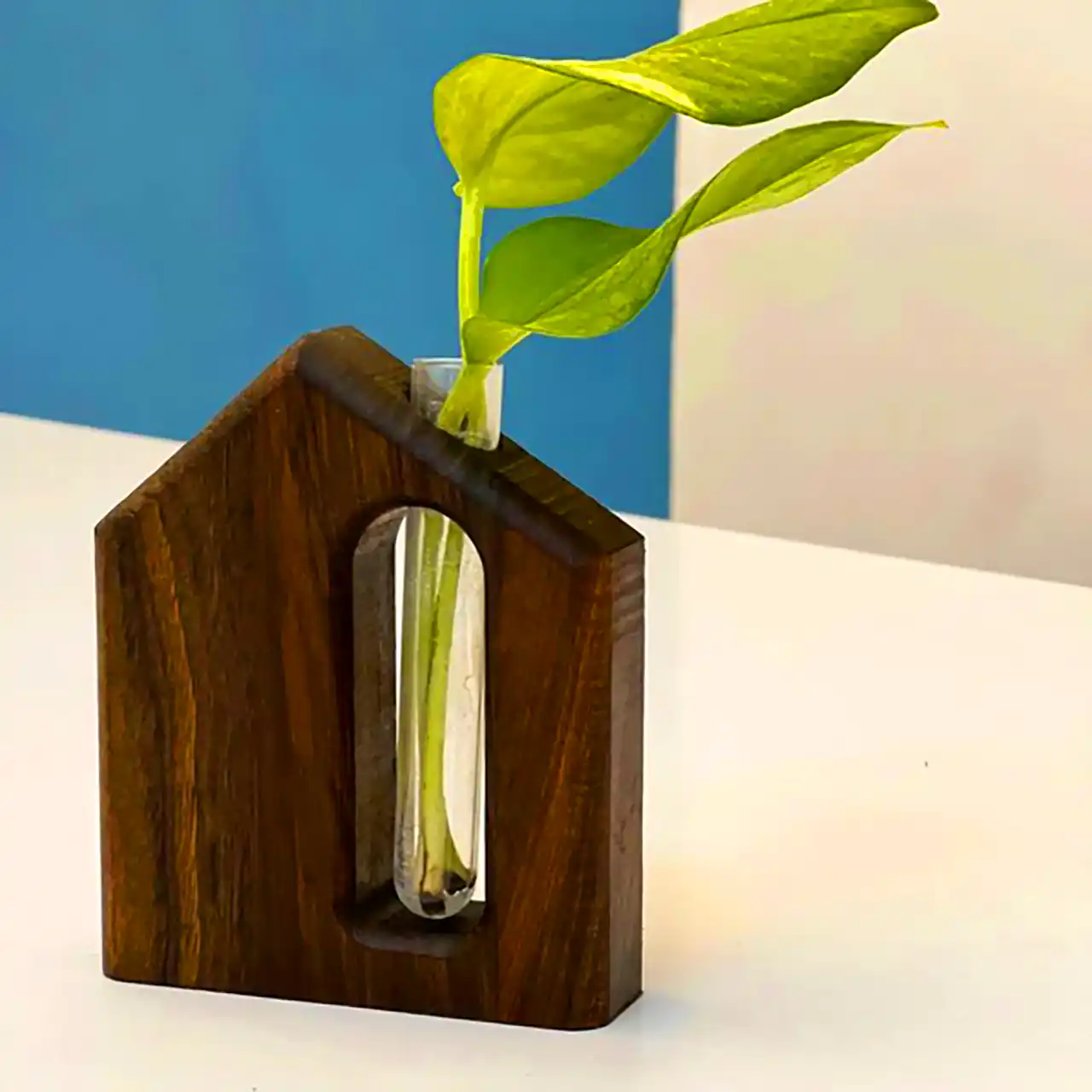 گلدان چوبی لوکس مینیمال