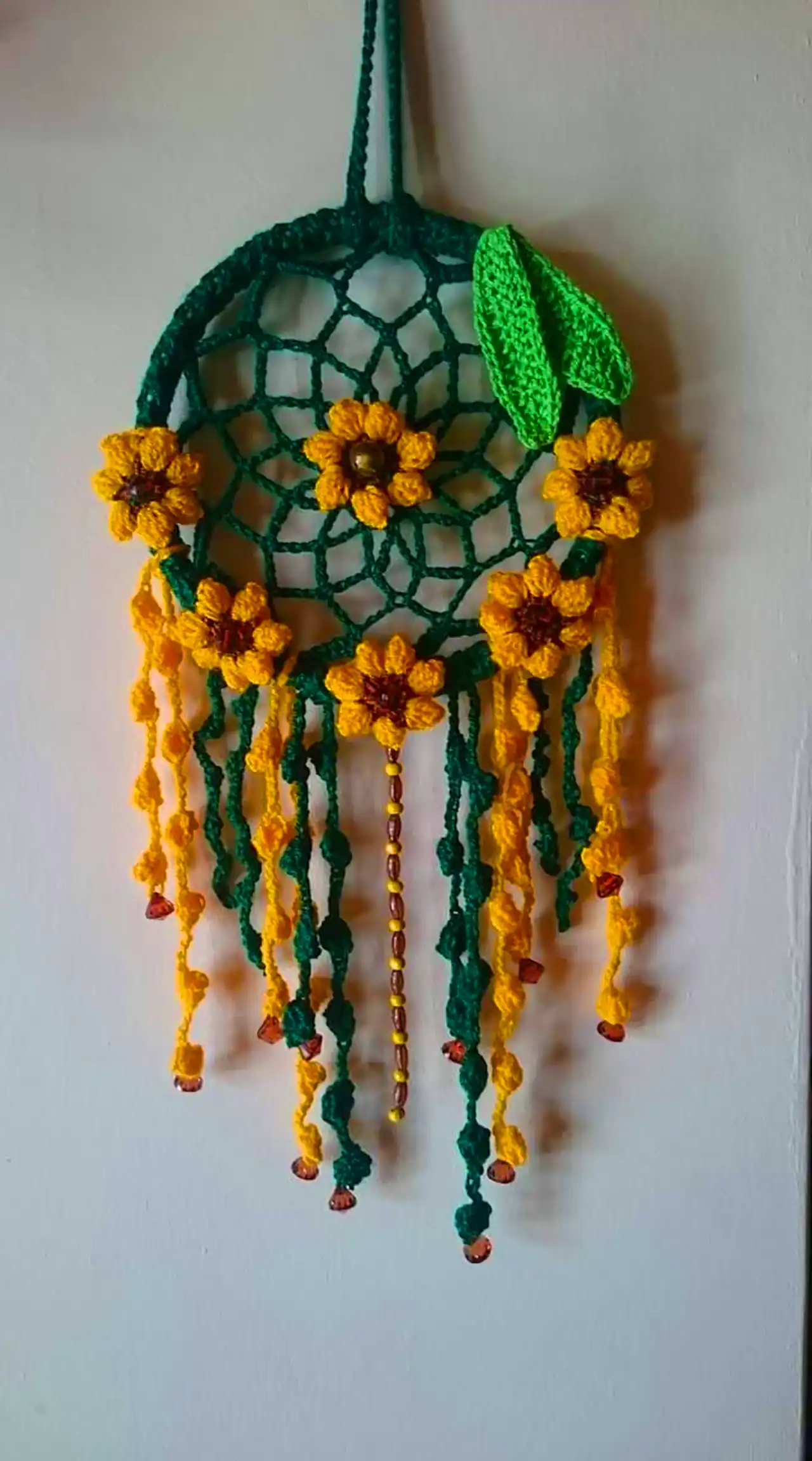 گلهای دکوری شیک بافتنی