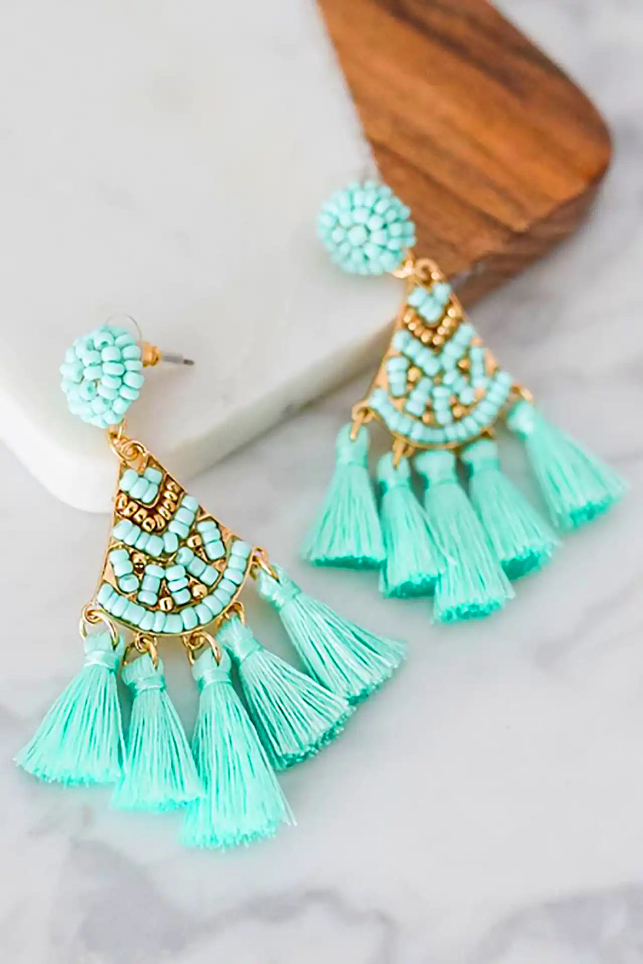 گوشواره منگوله ای آویز مدرن 