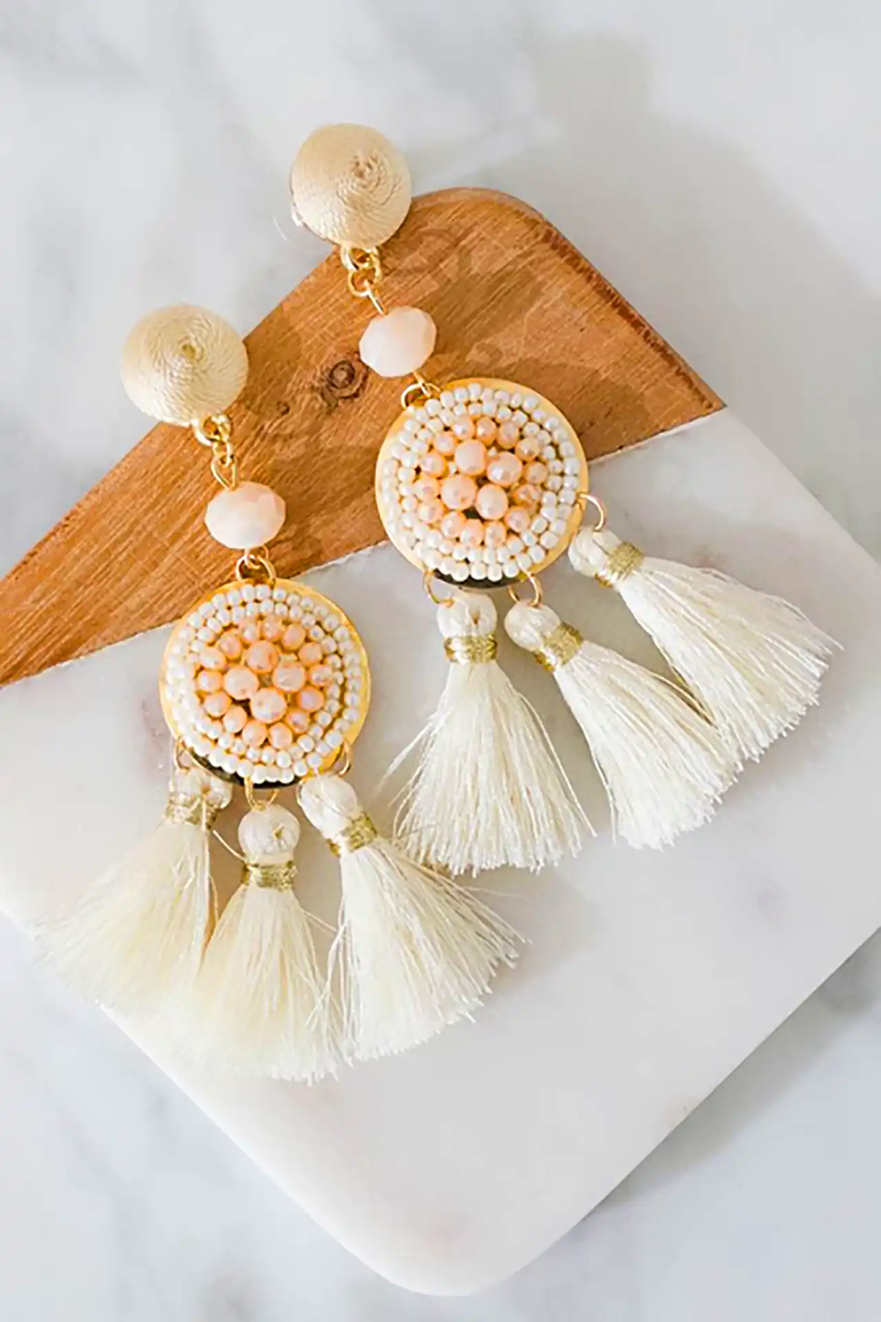 گوشواره منگوله ای آویز مدرن 