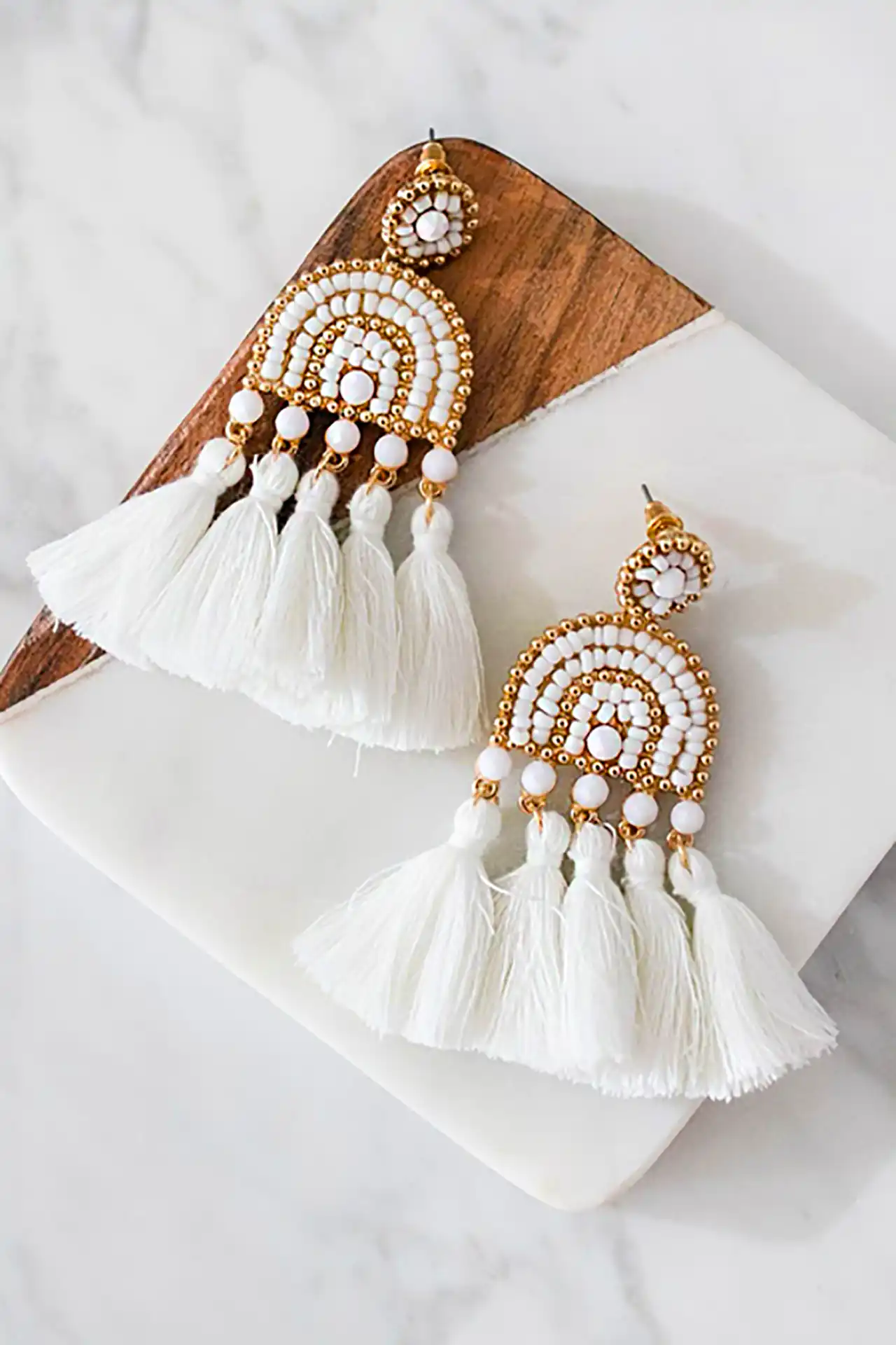 گوشواره منگوله ای آویز مدرن 