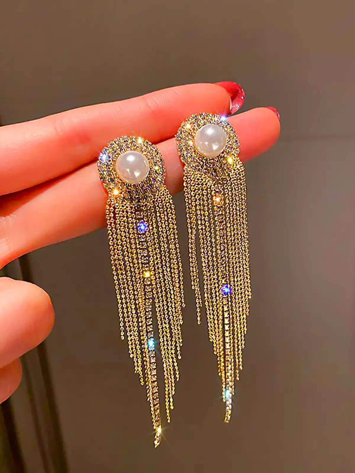 گوشواره رشته ای زیبا و خاص