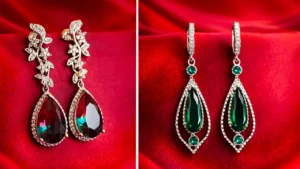 گوشواره زنانه اشکی لوکس