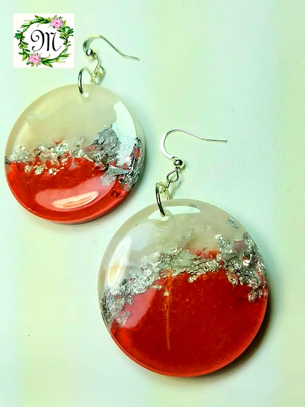 گوشواره دخترانه رزینی