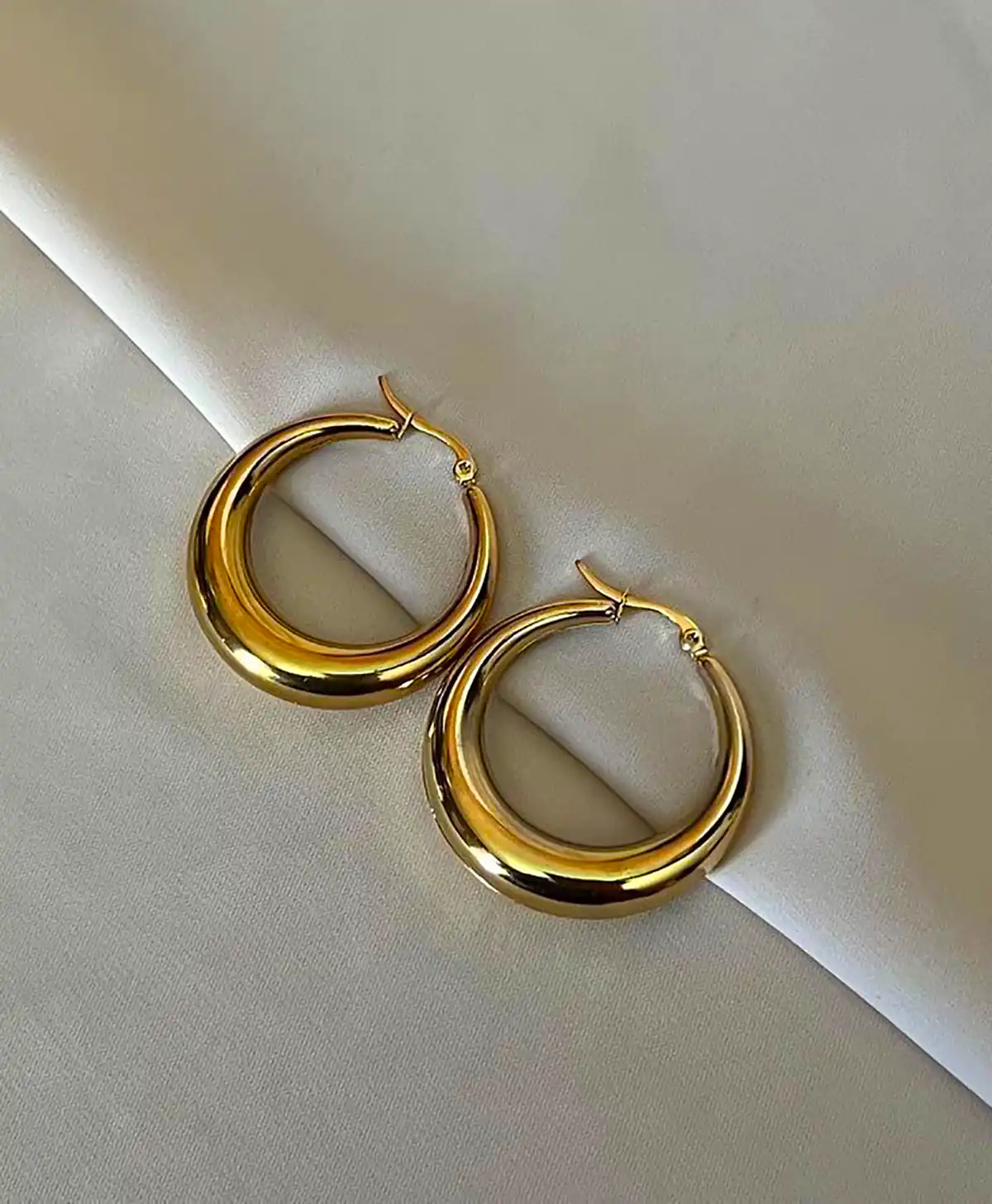 گوشواره حلقه ای طلا