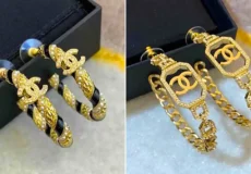 گوشواره حلقه ای طلای برند