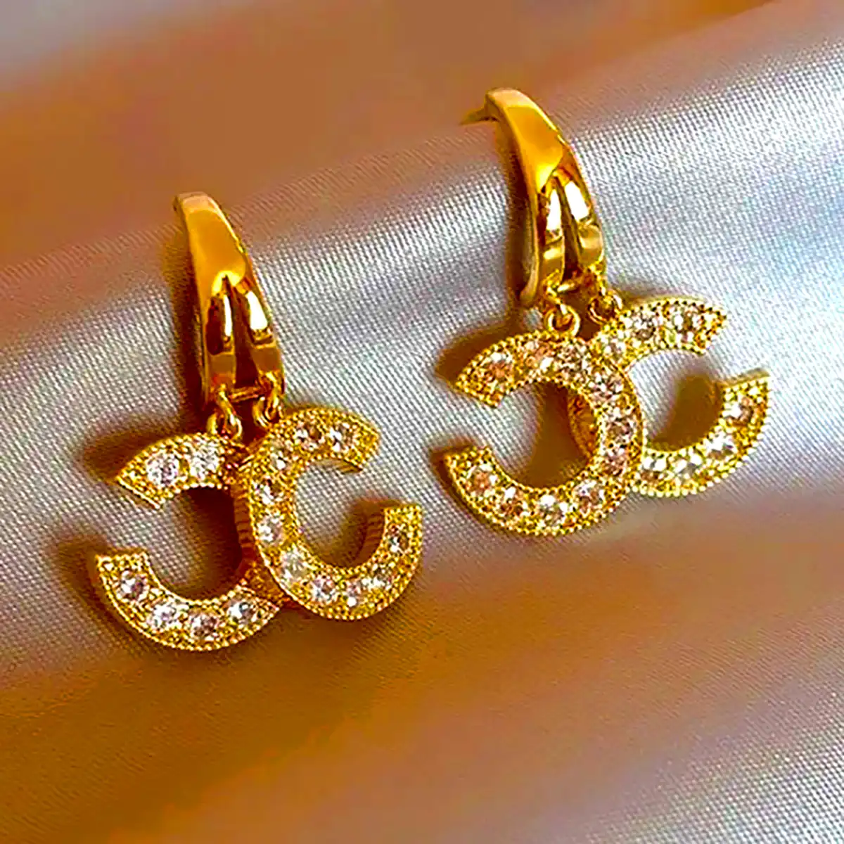 گوشواره حلقه ای طلای برند