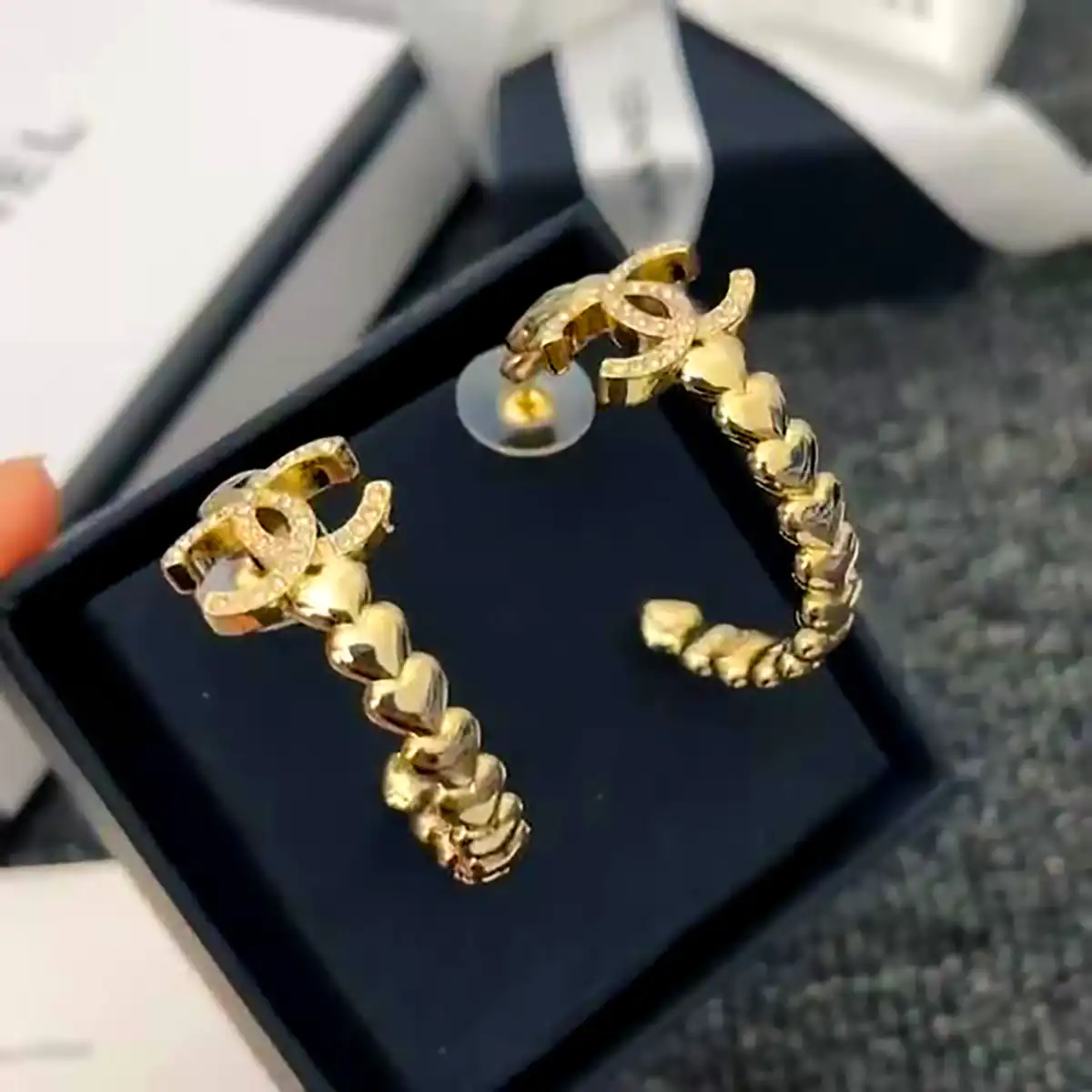 گوشواره حلقه ای طلای برند