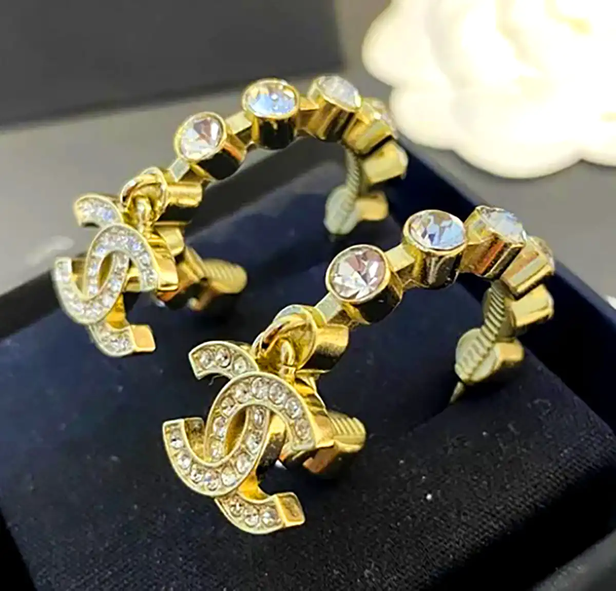 گوشواره حلقه ای طلای برند