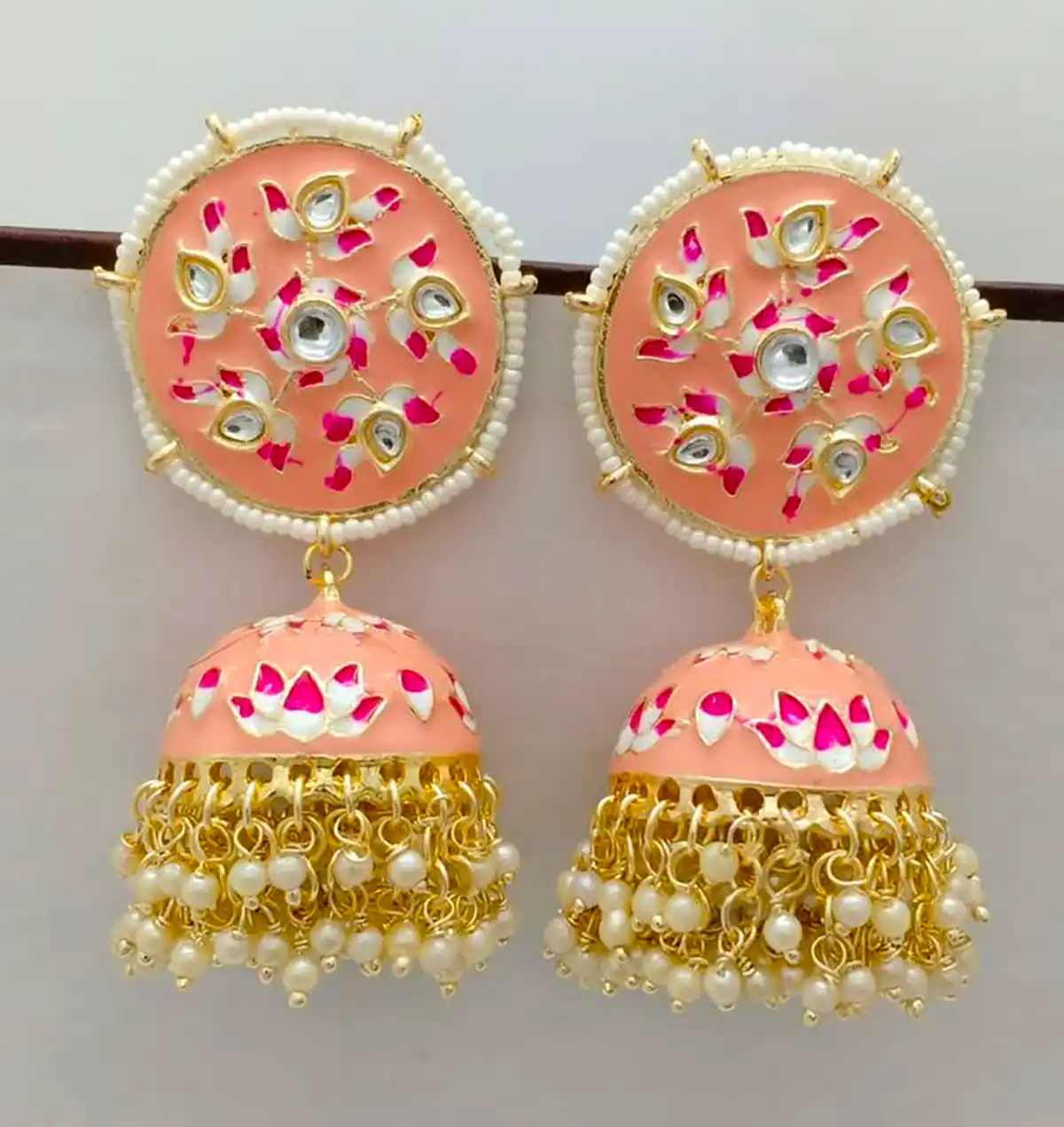 گوشواره هندی خوش رنگ